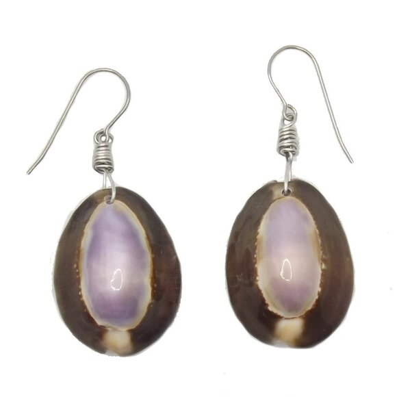 Handmade Cowry Shell Earrings S / M / L / XL - Picture 2 of 2